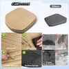 image:imageCAR PASS Leather Car Seat Cushion Comfortable Memory Foam Seat Cushions for Driving Waterproof Adult Booster Seat Cushion for Cars Truck Driver Automotive SUV Office Chair Handheld 3 Inches BlackBeige