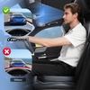 image:imageCAR PASS Leather Car Seat Cushion Comfortable Memory Foam Seat Cushions for Driving Waterproof Adult Booster Seat Cushion for Cars Truck Driver Automotive SUV Office Chair Handheld 3 Inches BlackAll Black