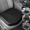 image:imageCAR PASS Leather Car Seat Cushion Comfortable Memory Foam Seat Cushions for Driving Waterproof Adult Booster Seat Cushion for Cars Truck Driver Automotive SUV Office Chair Handheld 3 Inches BlackAll Black