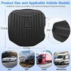 image:imageCAR PASS Leather Car Seat Cushion Comfortable Memory Foam Seat Cushions for Driving Waterproof Adult Booster Seat Cushion for Cars Truck Driver Automotive SUV Office Chair Handheld 3 Inches BlackAll Black