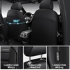 image:imageCAR PASS Memory Foam Seat Covers Front Airy Cool Mesh Thick Car Seat Covers Leather Car Seat Covers Front Seats Airbag Compatible Universal Automotive Comfort for Most Cars Trucks SUV Blackblack all