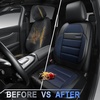 image:imageCAR PASS Memory Foam Seat Covers Front Airy Cool Mesh Thick Car Seat Covers Leather Car Seat Covers Front Seats Airbag Compatible Universal Automotive Comfort for Most Cars Trucks SUV Blackbalck and blue