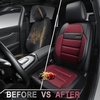 image:imageCAR PASS Memory Foam Seat Covers Front Airy Cool Mesh Thick Car Seat Covers Leather Car Seat Covers Front Seats Airbag Compatible Universal Automotive Comfort for Most Cars Trucks SUV BlackBurgundy