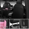 image:imageCAR PASS Memory Foam Seat Covers Front Airy Cool Mesh Thick Car Seat Covers Leather Car Seat Covers Front Seats Airbag Compatible Universal Automotive Comfort for Most Cars Trucks SUV Blackpink