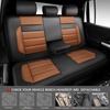 image:imageCAR PASS Memory Foam Seat Covers Front Airy Cool Mesh Thick Car Seat Covers Leather Car Seat Covers Front Seats Airbag Compatible Universal Automotive Comfort for Most Cars Trucks SUV Blackbrown