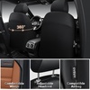 image:imageCAR PASS Memory Foam Seat Covers Front Airy Cool Mesh Thick Car Seat Covers Leather Car Seat Covers Front Seats Airbag Compatible Universal Automotive Comfort for Most Cars Trucks SUV Blackbrown