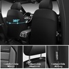 image:imageCAR PASS Memory Foam Seat Covers Front Airy Cool Mesh Thick Car Seat Covers Leather Car Seat Covers Front Seats Airbag Compatible Universal Automotive Comfort for Most Cars Trucks SUV BlackBlack Gray