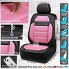 image:imageCAR PASS Memory Foam Seat Covers Front Airy Cool Mesh Thick Car Seat Covers Leather Car Seat Covers Front Seats Airbag Compatible Universal Automotive Comfort for Most Cars Trucks SUV Blackpink