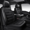 image:imageCAR PASS Memory Foam Seat Covers Front Airy Cool Mesh Thick Car Seat Covers Leather Car Seat Covers Front Seats Airbag Compatible Universal Automotive Comfort for Most Cars Trucks SUV Blackblack