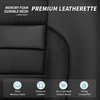image:imageCAR PASS Memory Foam Seat Covers Front Airy Cool Mesh Thick Car Seat Covers Leather Car Seat Covers Front Seats Airbag Compatible Universal Automotive Comfort for Most Cars Trucks SUV Blackrear black