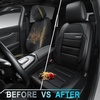 image:imageCAR PASS Memory Foam Seat Covers Front Airy Cool Mesh Thick Car Seat Covers Leather Car Seat Covers Front Seats Airbag Compatible Universal Automotive Comfort for Most Cars Trucks SUV Blackblack