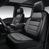 image:imageCAR PASS Memory Foam Seat Covers Front Airy Cool Mesh Thick Car Seat Covers Leather Car Seat Covers Front Seats Airbag Compatible Universal Automotive Comfort for Most Cars Trucks SUV BlackBlack Gray