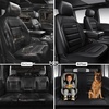image:imageCAR PASS Memory Foam Seat Covers Front Airy Cool Mesh Thick Car Seat Covers Leather Car Seat Covers Front Seats Airbag Compatible Universal Automotive Comfort for Most Cars Trucks SUV Blackblack all