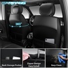 image:imageCAR PASS Nappa Leather Seat Covers Universal FIT Piping Leather Car Seat Covers Full Set for CarsSUVTruck 3D Foam Waterproof Luxury Seat Covers 5 Seats Comfort Durable Airbag Compatible Black RedBlack