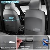 image:imageCAR PASS Nappa Leather Seat Covers Universal FIT Piping Leather Car Seat Covers Full Set for CarsSUVTruck 3D Foam Waterproof Luxury Seat Covers 5 Seats Comfort Durable Airbag Compatible Black RedGray