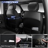 image:imageCAR PASS Nappa Leather Seat Covers Universal FIT Piping Leather Car Seat Covers Full Set for CarsSUVTruck 3D Foam Waterproof Luxury Seat Covers 5 Seats Comfort Durable Airbag Compatible Black RedBlack Blue