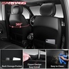 image:imageCAR PASS Nappa Leather Seat Covers Universal FIT Piping Leather Car Seat Covers Full Set for CarsSUVTruck 3D Foam Waterproof Luxury Seat Covers 5 Seats Comfort Durable Airbag Compatible Black RedBlack Red Line