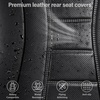 image:imageCAR PASS Nappa Leather Seat Covers Universal FIT Piping Leather Car Seat Covers Full Set for CarsSUVTruck 3D Foam Waterproof Luxury Seat Covers 5 Seats Comfort Durable Airbag Compatible Black RedBlackHP