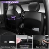 image:imageCAR PASS Nappa Leather Seat Covers Universal FIT Piping Leather Car Seat Covers Full Set for CarsSUVTruck 3D Foam Waterproof Luxury Seat Covers 5 Seats Comfort Durable Airbag Compatible Black RedBlack Purple