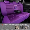image:imageCAR PASS Pink Leather Seat Cover Automotive Breathable Universal Car Seat Cover Set PackageSuper 5mm Sponge InsideAirbag Compatible Interior Cover Cute for Women Car Truck Van All PinkPurple
