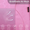 image:imageCAR PASS Pink Leather Seat Cover Automotive Breathable Universal Car Seat Cover Set PackageSuper 5mm Sponge InsideAirbag Compatible Interior Cover Cute for Women Car Truck Van All PinkPink