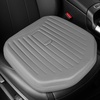 image:imageCAR PASS Leather Car Seat Cushion Comfortable Memory Foam Seat Cushions for Driving Waterproof Adult Booster Seat Cushion for Cars Truck Driver Automotive SUV Office Chair Handheld 3 Inches BlackGray