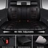 image:imageCAR PASS Nappa Leather Car Seat Covers Full Set Faux Leather Black  Luxury Nappa Leather360 Full ProtectionWater resistant3D Foam ComfortUniversal Fit for Most Cars SUV TruckScratch proof